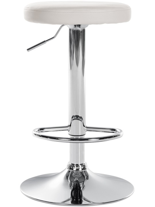 2 db bárszék készlet Ponte műbőr króm, fehér