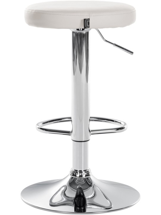 2 db bárszék készlet Ponte műbőr króm, fehér