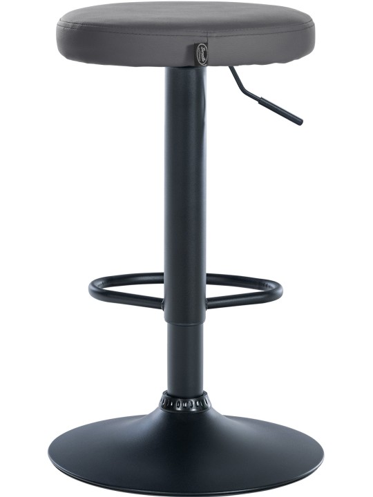 2 db bárszék Ponte műbőr készlet, szürke