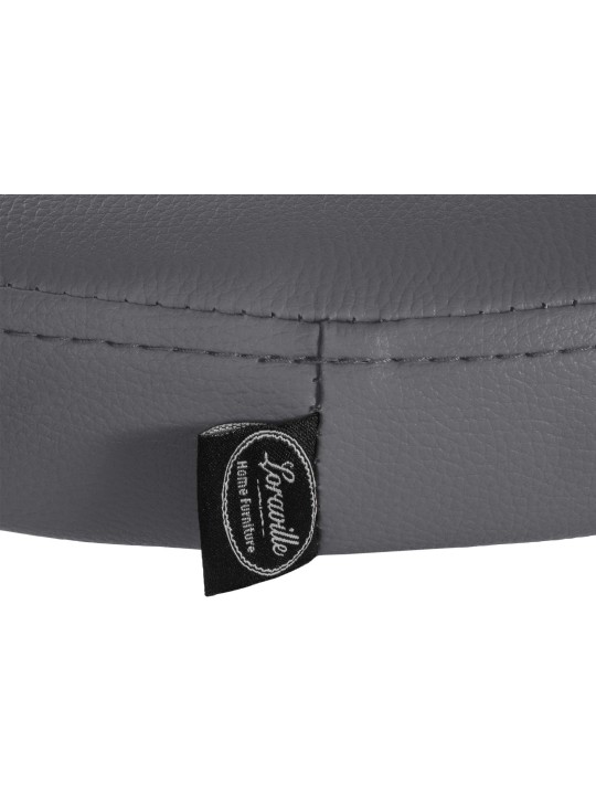 2 db bárszék Ponte műbőr készlet, szürke