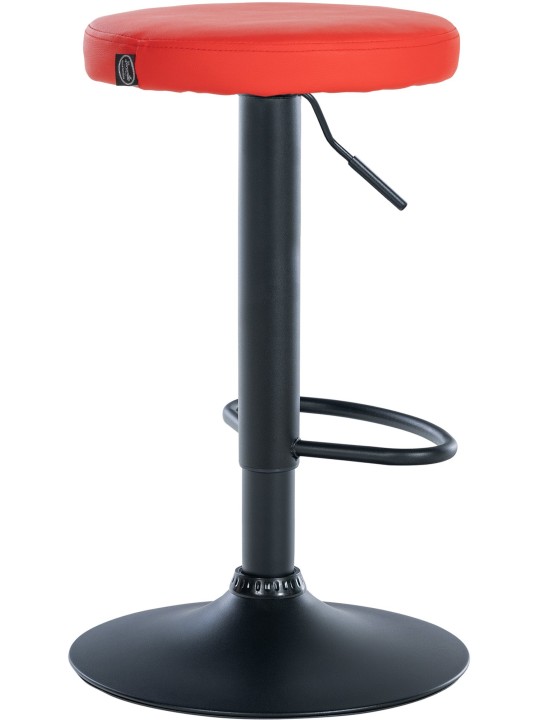 2 db bárszék Ponte műbőr készlet, piros