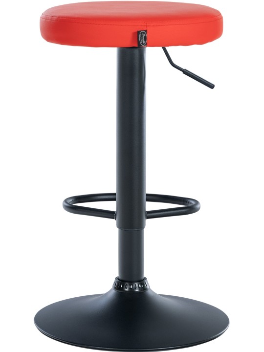 2 db bárszék Ponte műbőr készlet, piros