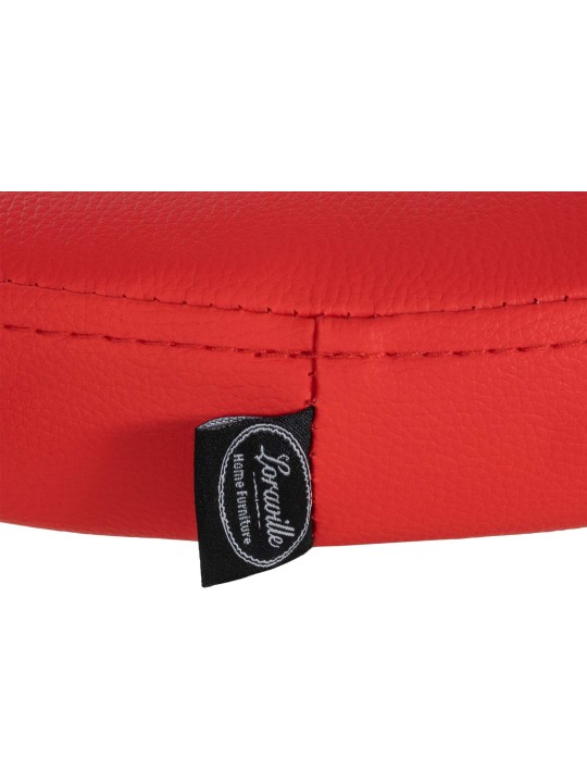 2 db bárszék Ponte műbőr készlet, piros