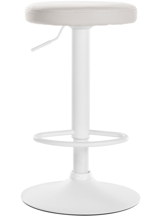 2 db bárszék Ponte műbőr készlet, fehér