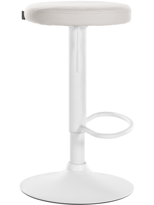 2 db bárszék Ponte műbőr készlet, fehér