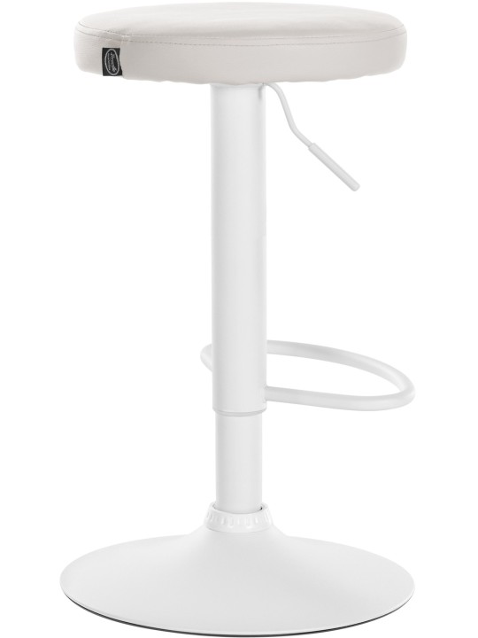 2 db bárszék Ponte műbőr készlet, fehér