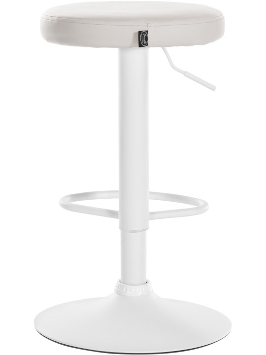 2 db bárszék Ponte műbőr készlet, fehér