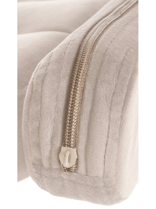 Bárszék Dublin bársony króm, krém