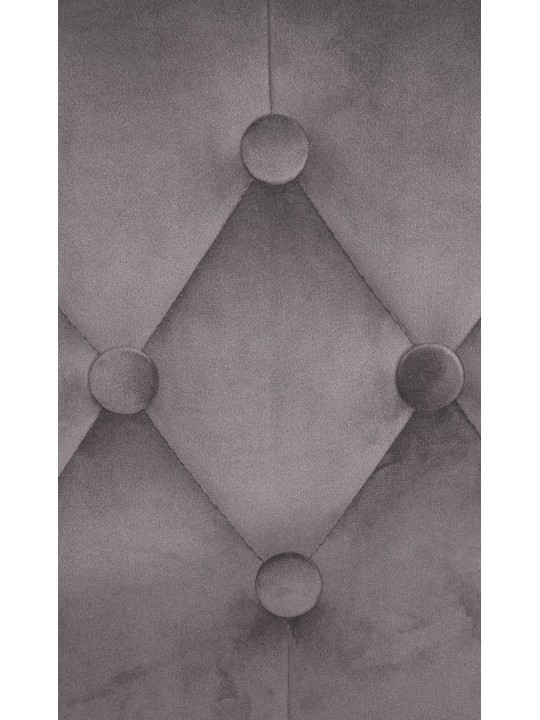 Bárszék Dublin bársony króm, szürke