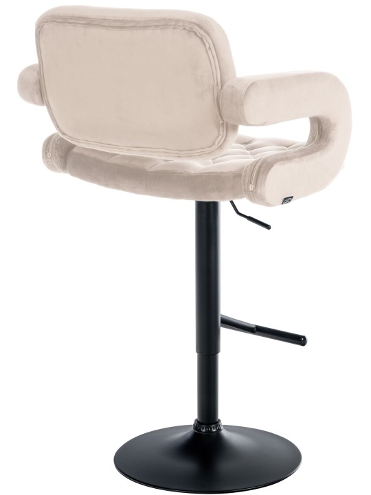 Bárszék Dublin bársony, krém