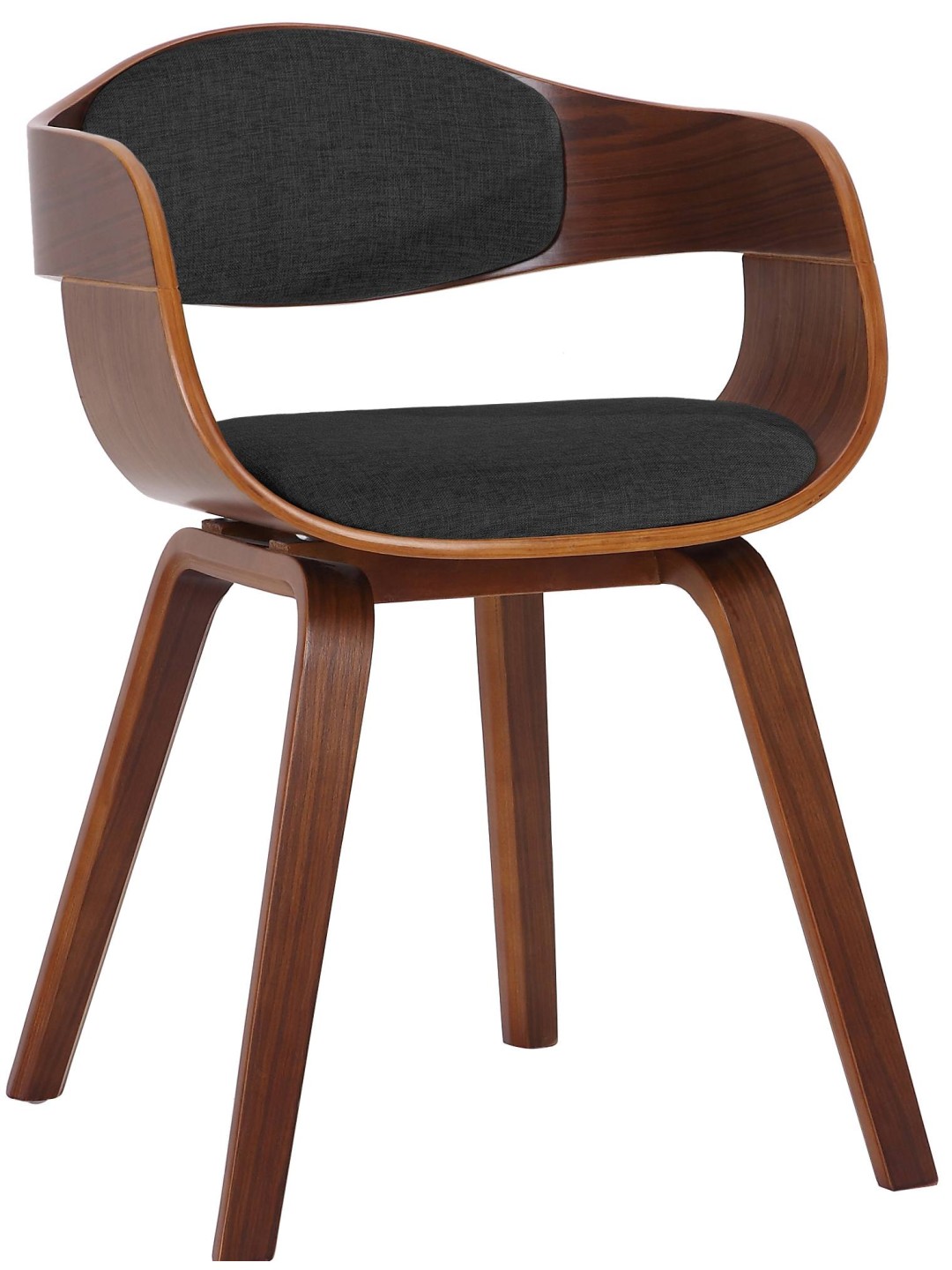 Látogatószék Kingston szövet, dió/sötétszürke