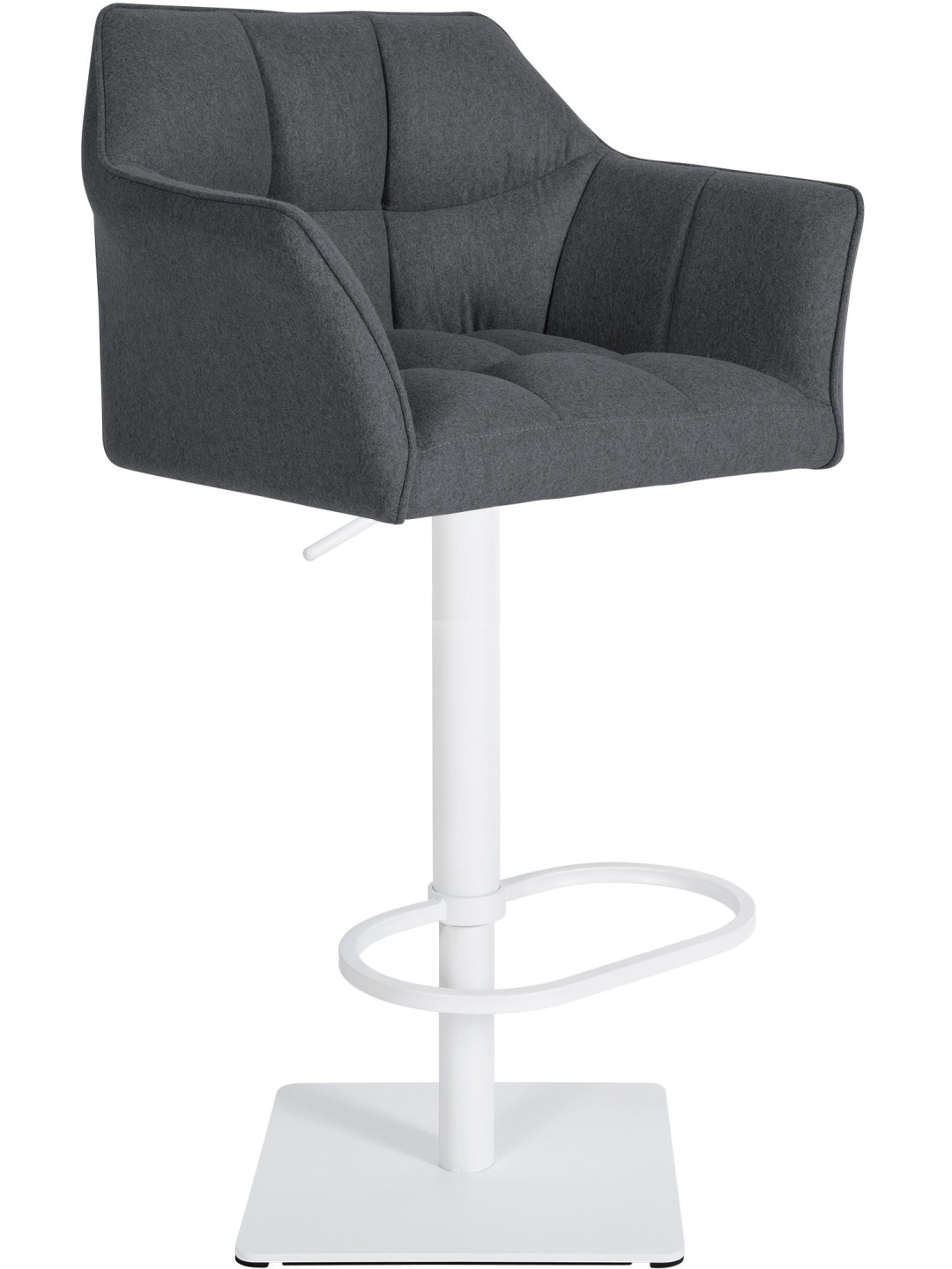 Bárszék Damaso W filc, szürke