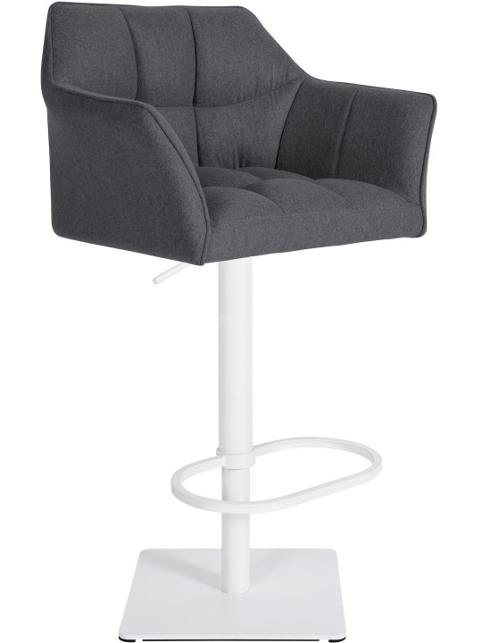 Bárszék Damaso W filc, szürke