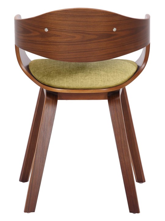 2 székből álló Kingston szövet készlet, dió/világoszöld