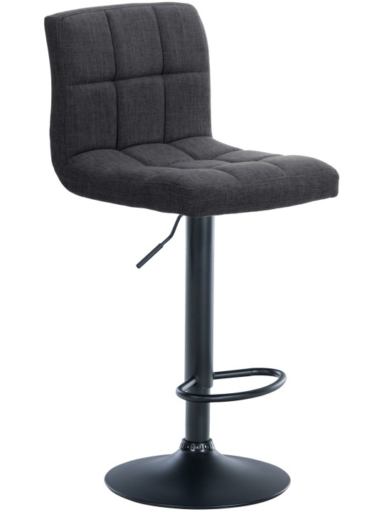 2 db bárszék szett Calma szövet, sötétszürke