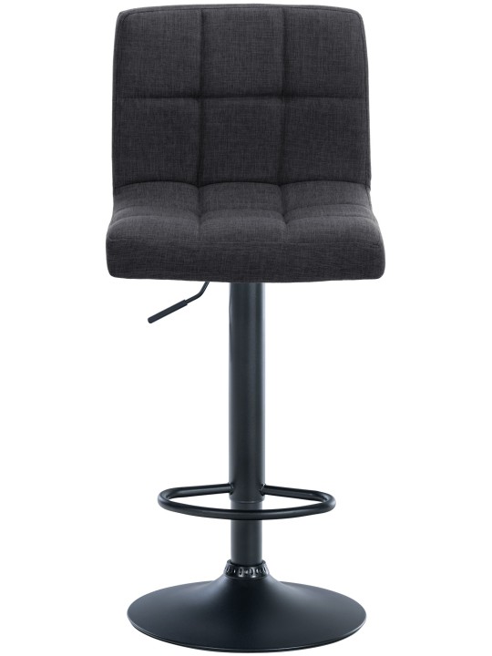 2 db bárszék szett Calma szövet, sötétszürke