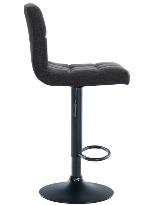 2 db bárszék szett Calma szövet, sötétszürke