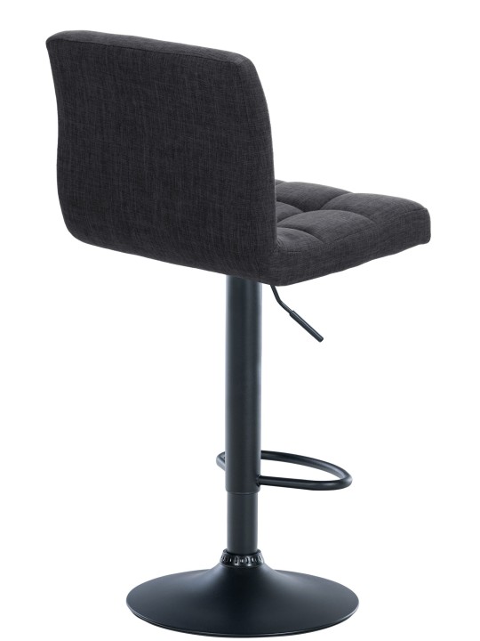 2 db bárszék szett Calma szövet, sötétszürke