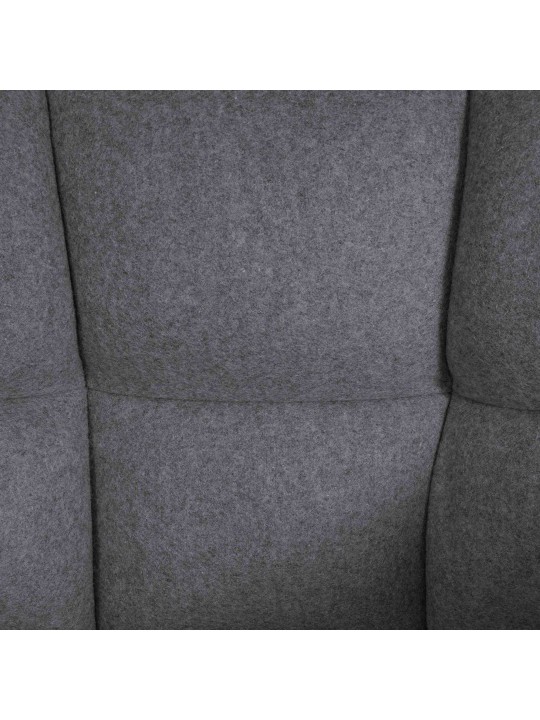 Bárszék Damaso E filc 4 méteres kerettel, szürke