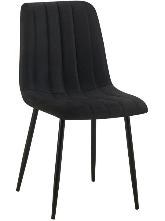 Szék Dijon szövet, fekete