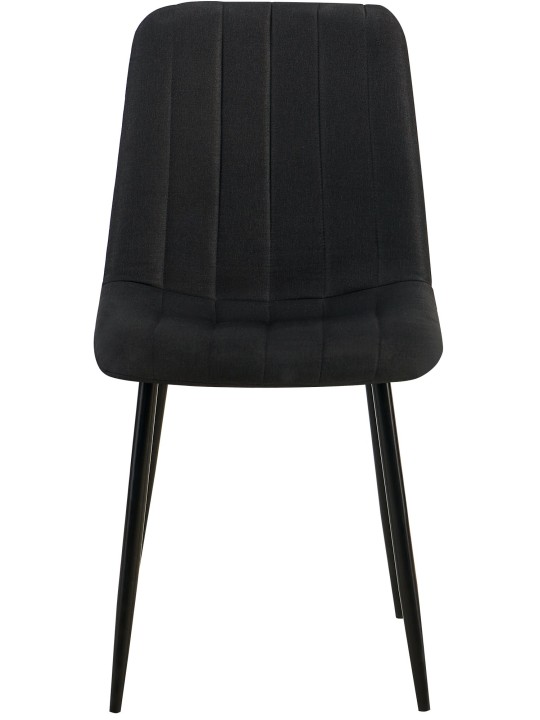 Szék Dijon szövet, fekete