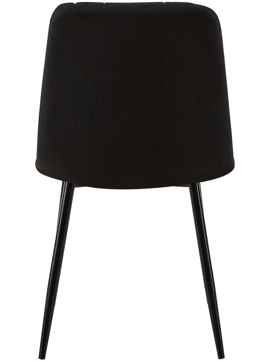 Szék Dijon szövet, fekete
