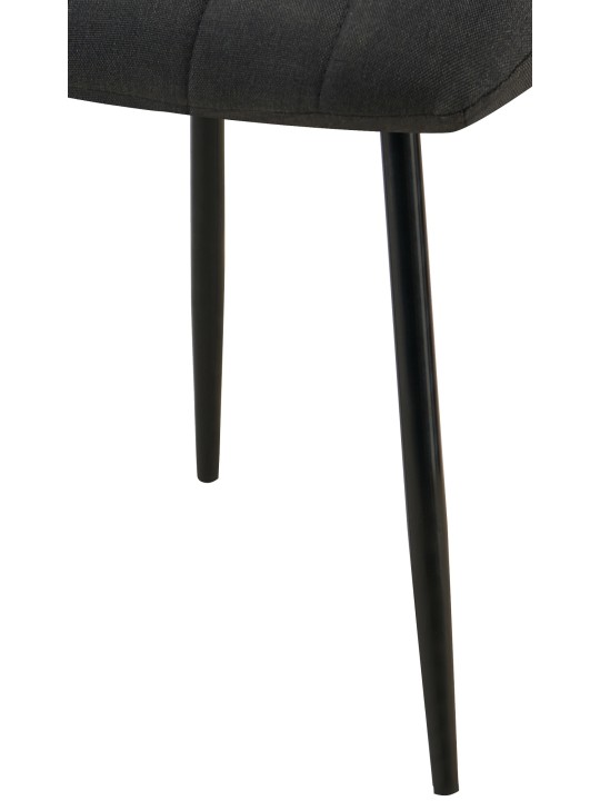 Szék Dijon szövet, fekete