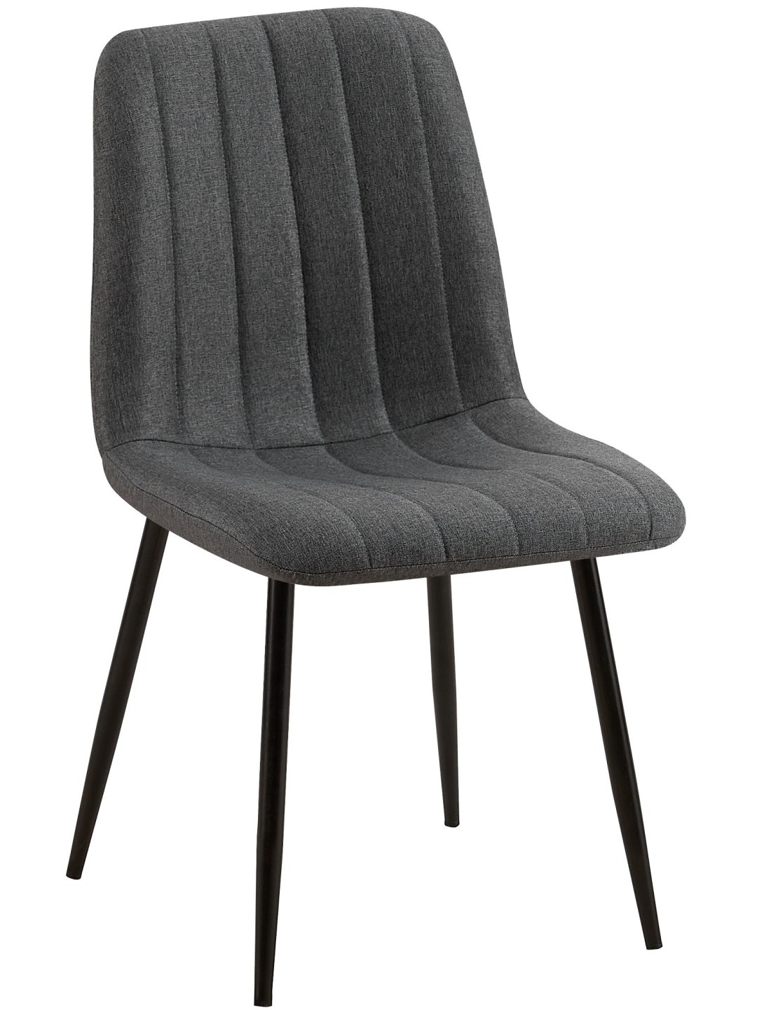 Szék Dijon szövet, sötétszürke