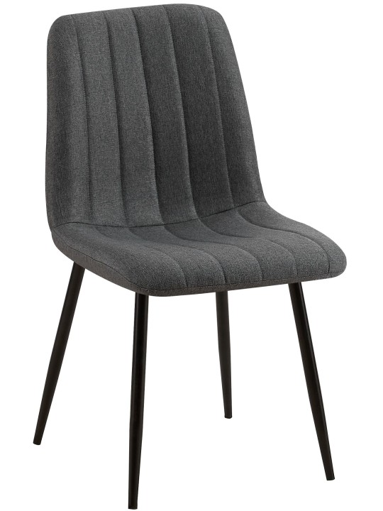 Szék Dijon szövet, sötétszürke