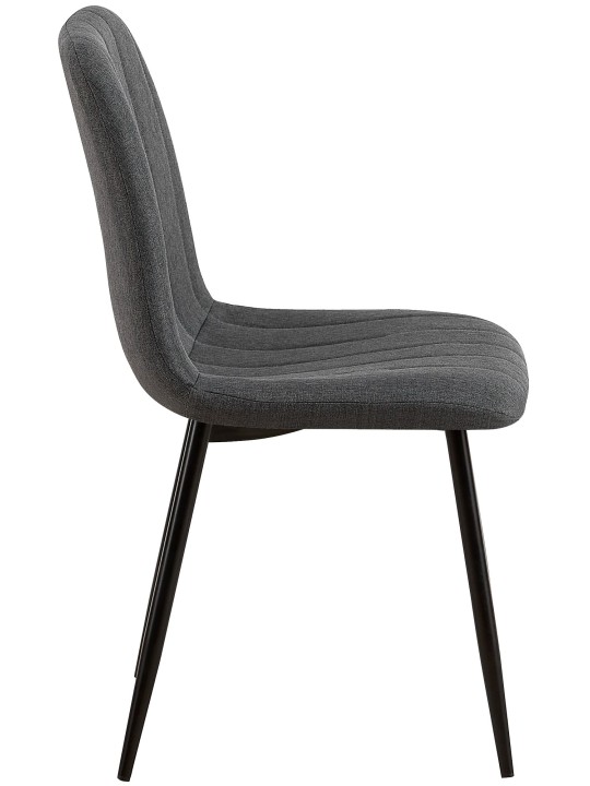 Szék Dijon szövet, sötétszürke