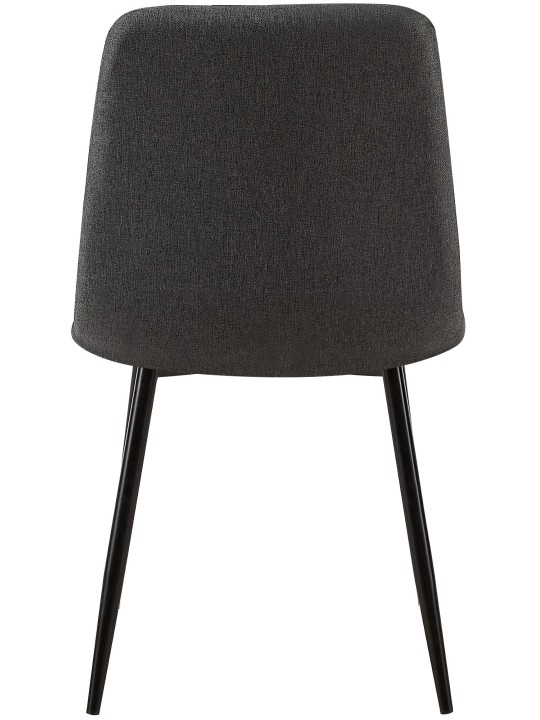 Szék Dijon szövet, sötétszürke