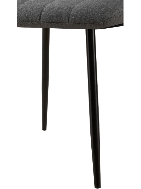 Szék Dijon szövet, sötétszürke