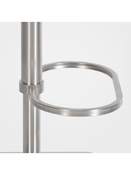 Bárszék Damaso E bársony, szürke