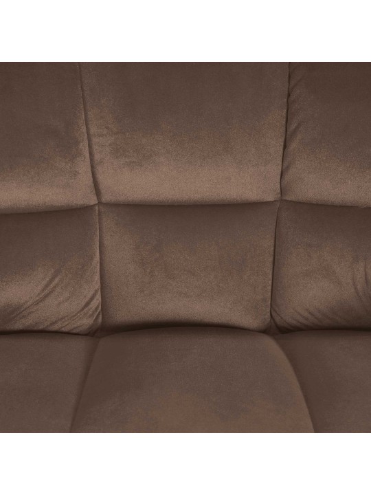 Bárszék Damaso W bársony, barna