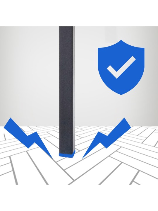 Damaso B bársony bárszék 4 méteres kerettel, szürke Damaso B bársony bárszék 4 méteres kerettel, szürke