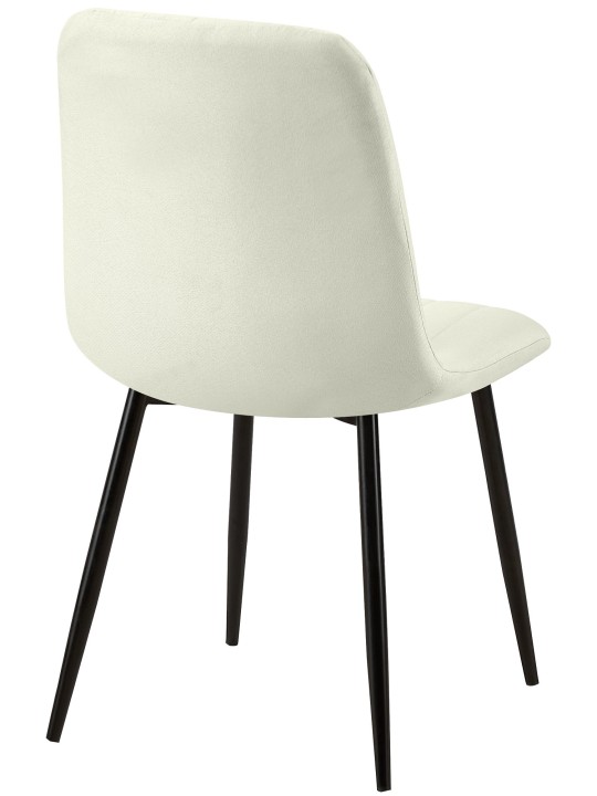 4 székből álló szett Dijon szövet, krém