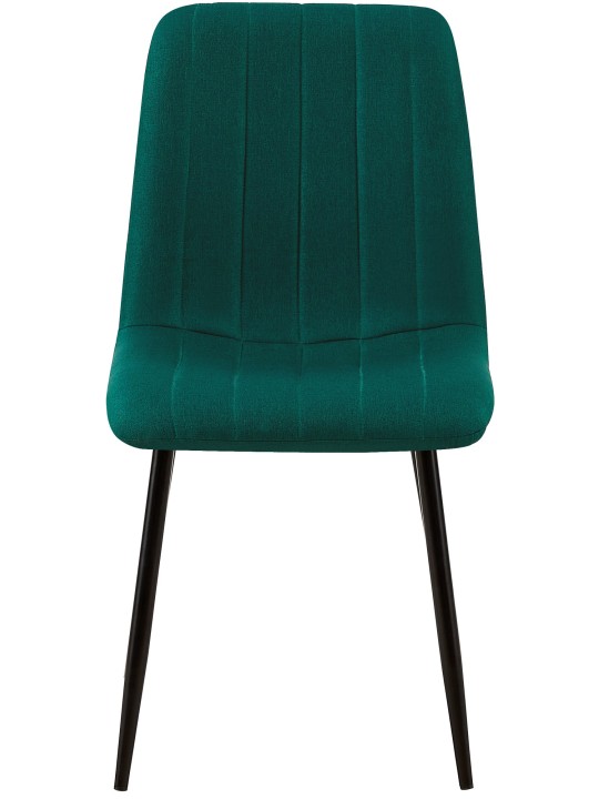 4 székből álló szett Dijon szövet, sötétzöld