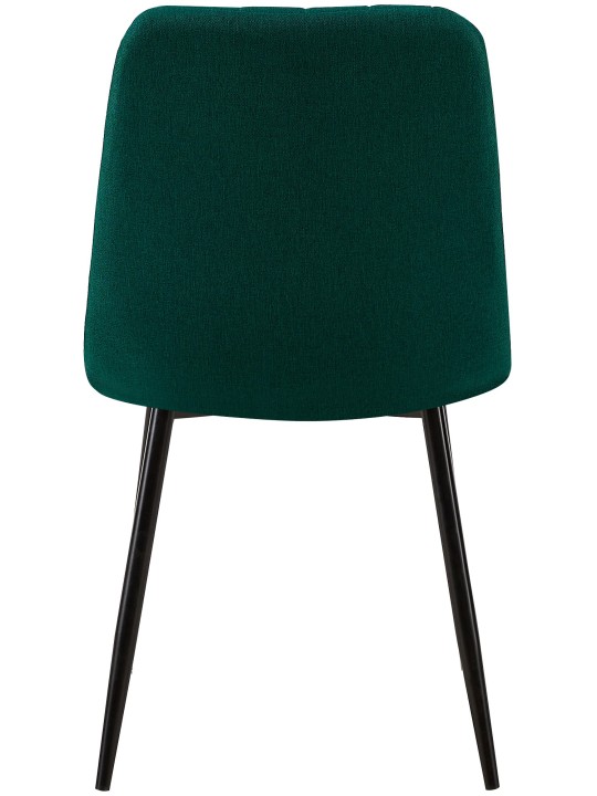 4 székből álló szett Dijon szövet, sötétzöld