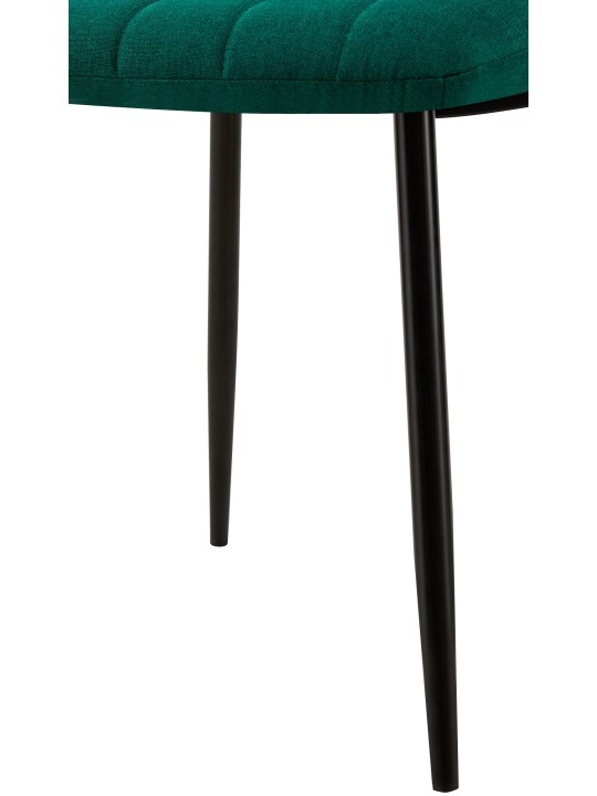 4 székből álló szett Dijon szövet, sötétzöld