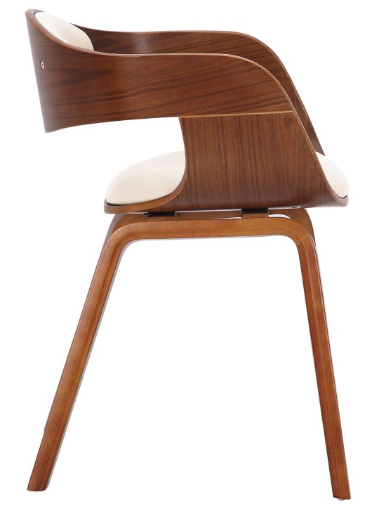 2 db Kingston műbőr szék készlet, dió/krém 2 db Kingston műbőr szék készlet, dió/krém