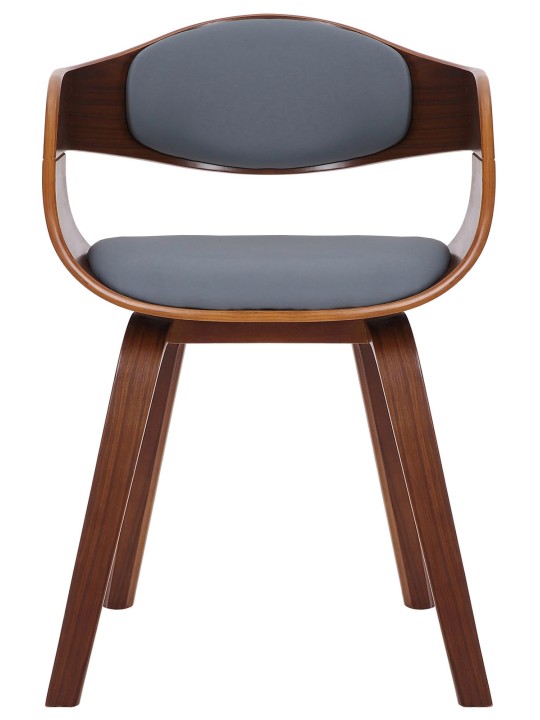 2 db Kingston műbőr szék készlet, dió/szürke