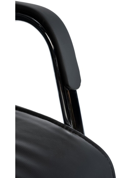 2 db-os Sievert látogatói szék készlet, fekete