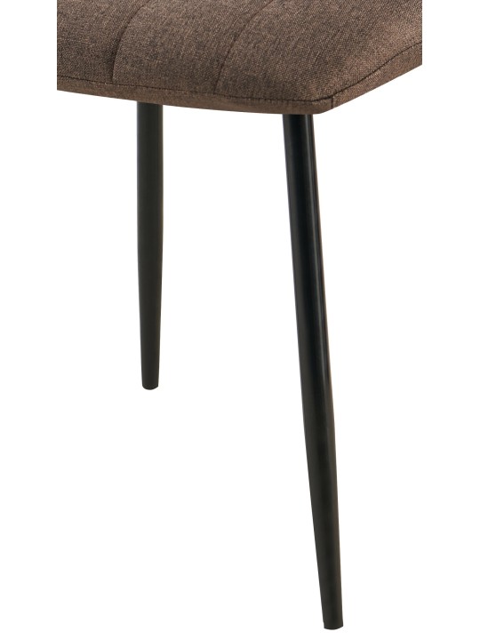 4 székből álló szett Dijon szövet, barna