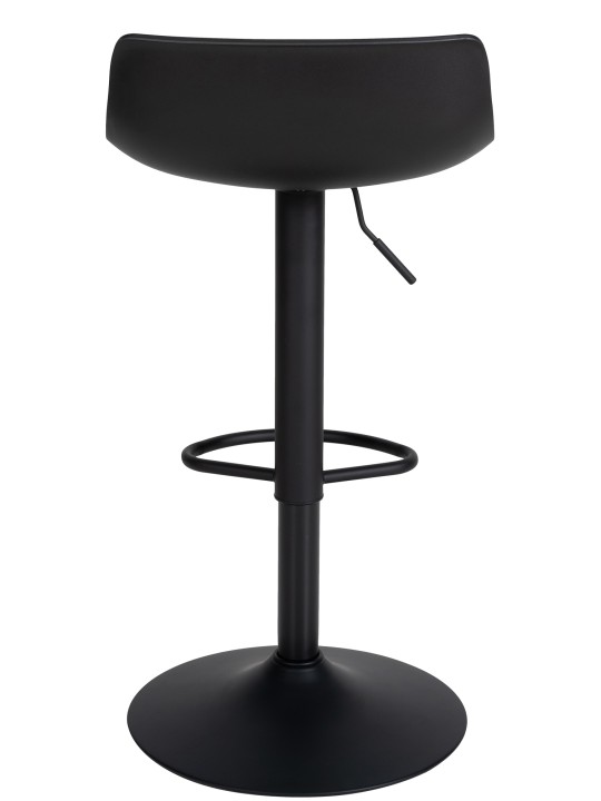 4 db Aveiro műbőr bárszék szett, fekete