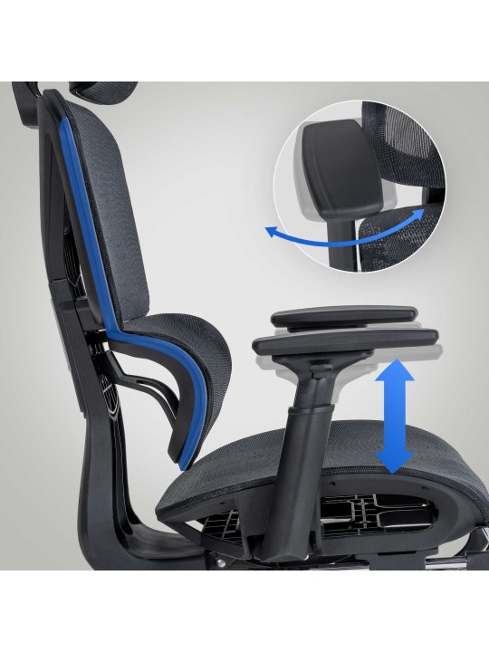 Grover irodai szék, fekete