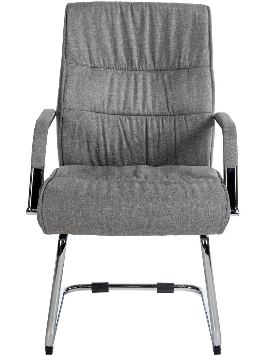 2 db Sievert szövetből álló látogatószék készlet, világosszürke