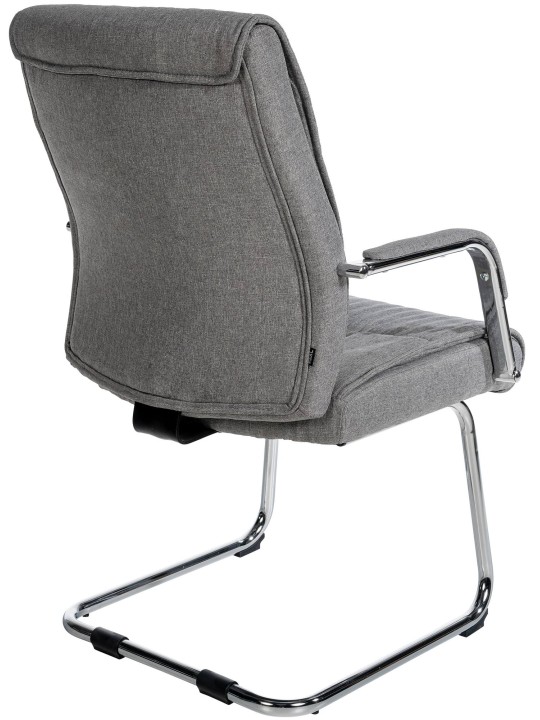 2 db Sievert szövetből álló látogatószék készlet, világosszürke