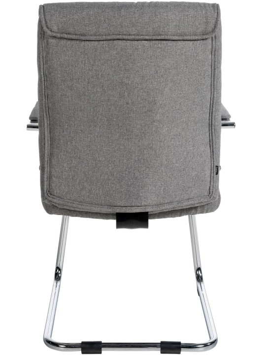 2 db Sievert szövetből álló látogatószék készlet, világosszürke