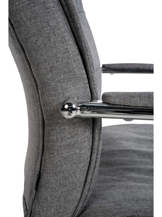 2 db Sievert szövetből álló látogatószék készlet, világosszürke