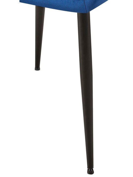 2 db Emia bársony étkezőszék készlet, kék